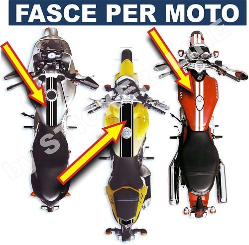 Fasce adesive moto strisce